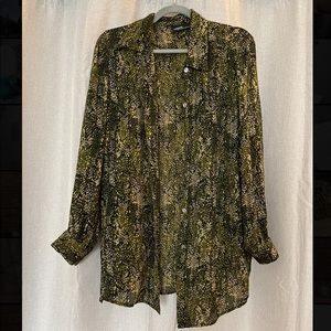 Sheer, flowy blouse